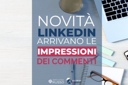 Impression commenti su LinkedIn - Maria Letizia Russo